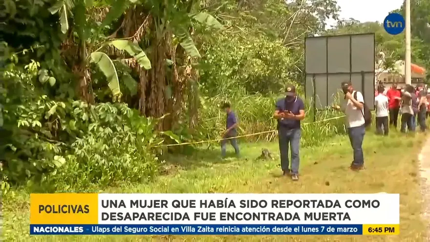 Encuentran mujer muerta en Colón