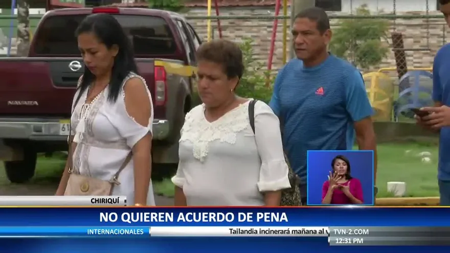 Madre de Luz Michelle Orocú no quiere acuerdo de pena