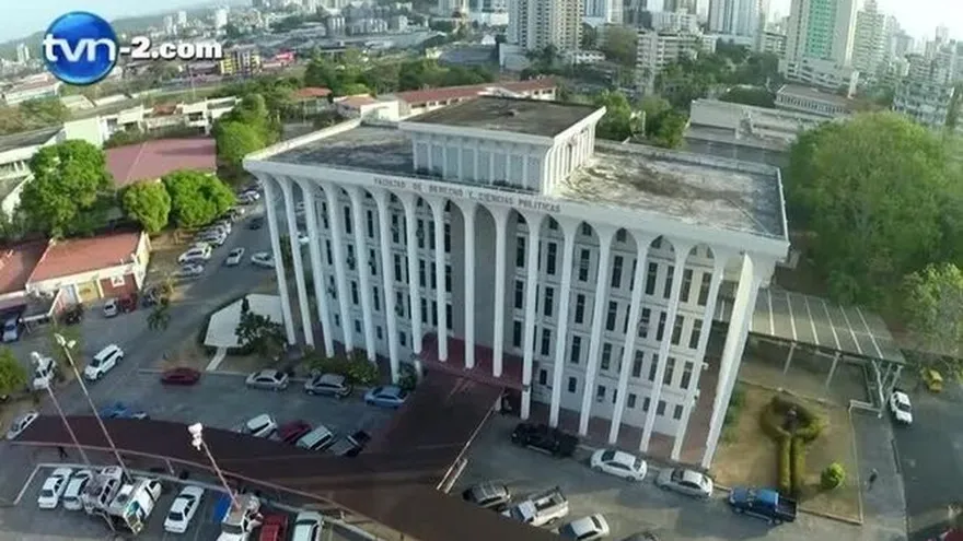 Vista aérea de la Facultad de Derecho de la Universidad de Panamá
