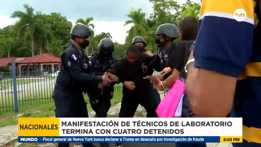 Detienen a dirigentes de asistentes técnicos de laboratorio