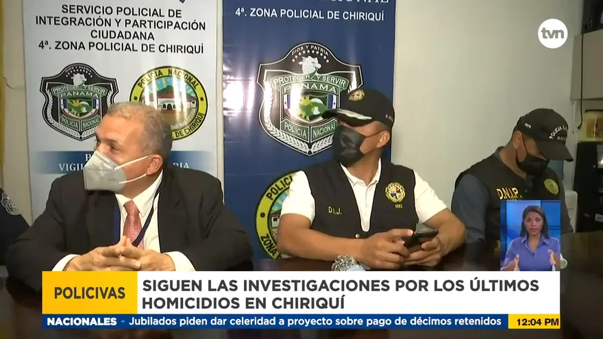 Autoridades de Chiriquí se reúnen ante ola de violencia