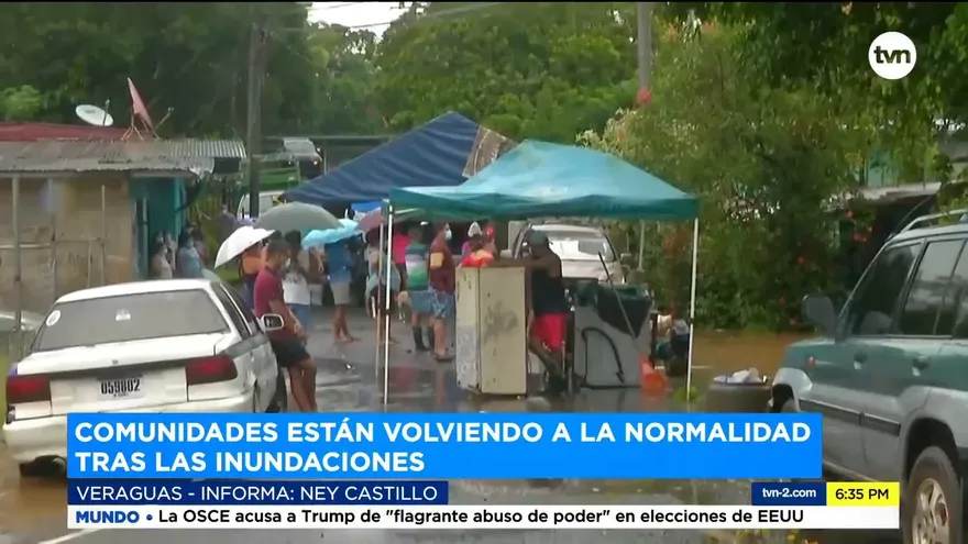 Comunidades en Veraguas, afectadas por inundaciones, no tienen agua potable