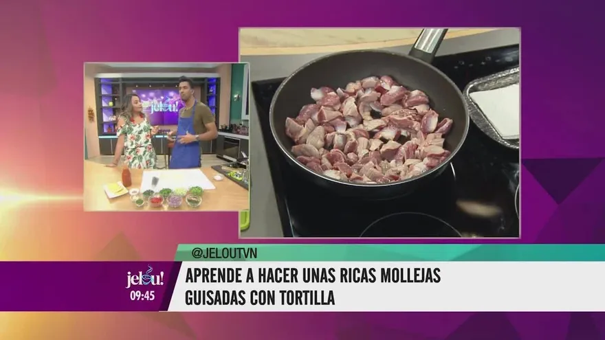 Deslumbra con unas ricas mollejas guisadas con tortilla