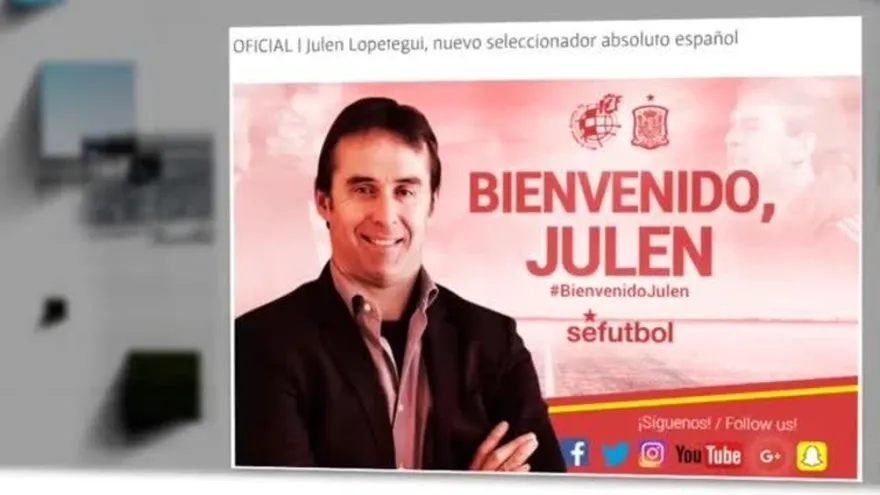 Julen Lopetegui elegido nuevo seleccionador de España