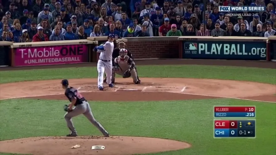 Indios por delante en la serie mundial de béisbol
