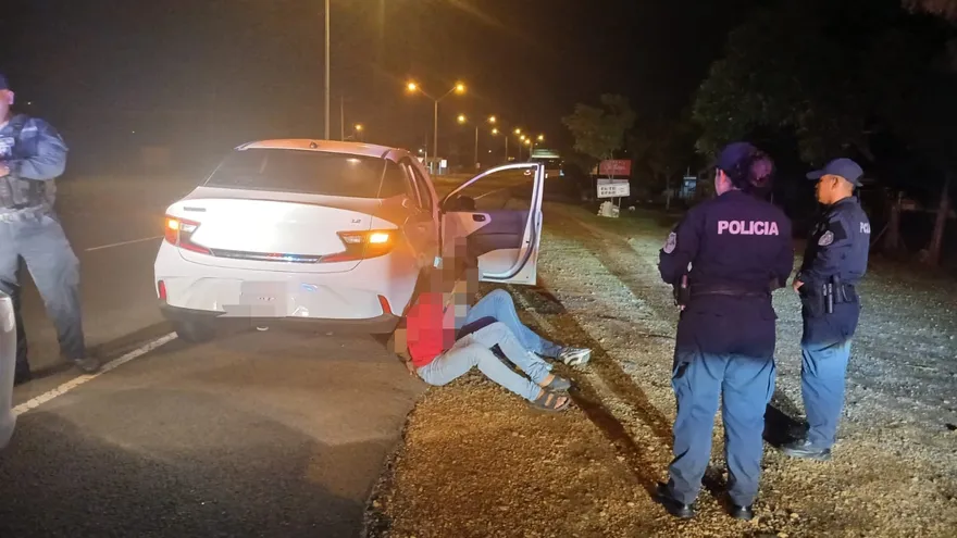 Los sospechosos fueron capturados por la Policía Nacional