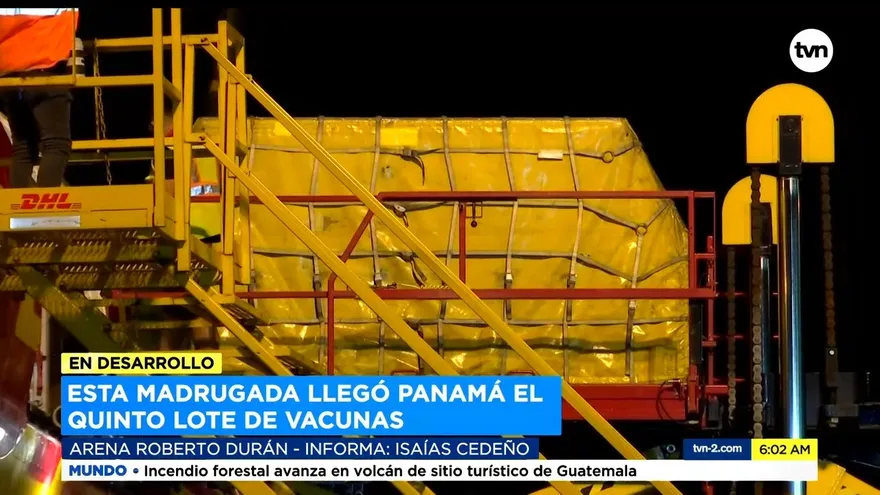 Llega el quinto lote de vacunas de Pfizer/BioNtech