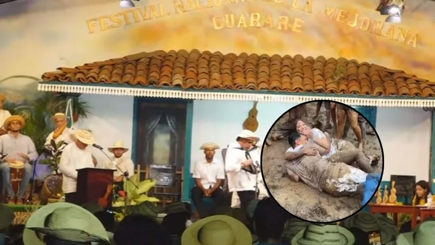 La atolladera es uno de los eventos del Festival Nacional de la Mejorana en Guararé, Los Santos