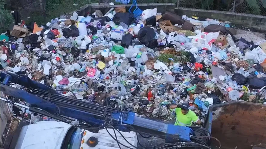 Falta de recolección de desechos en San Miguelito.