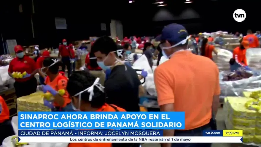 Sinaproc ahora brinda apoyo en el Centro Logístico de Panamá Solidario