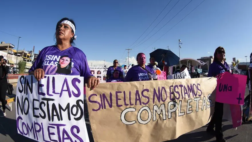 Foto ilustrativa: una marcha en México