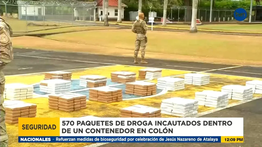 Decomisan más de 500 paquetes de droga en Colón