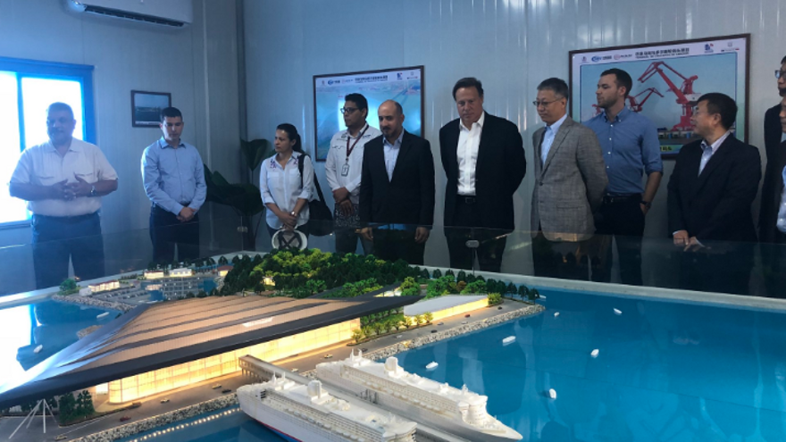 Inspeccionan los avances de la nueva Terminal de Cruceros  de Panamá