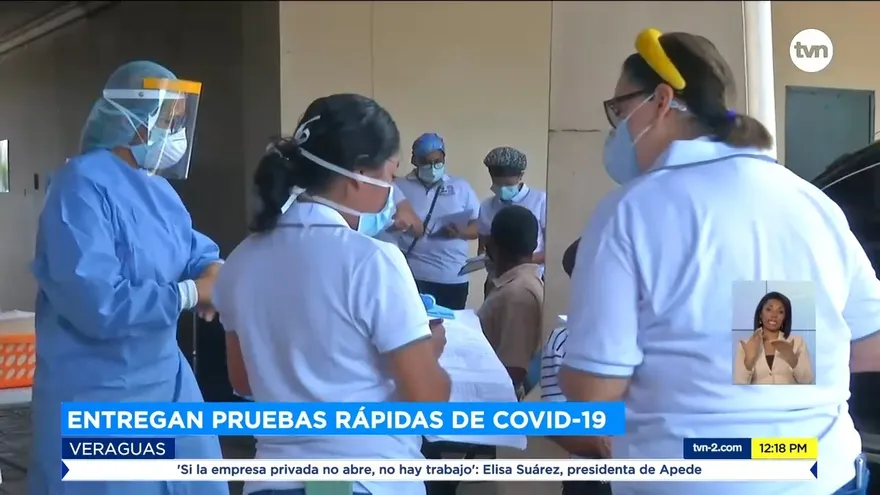 Aumentarán pruebas rápidas de COVID-19 en Veraguas