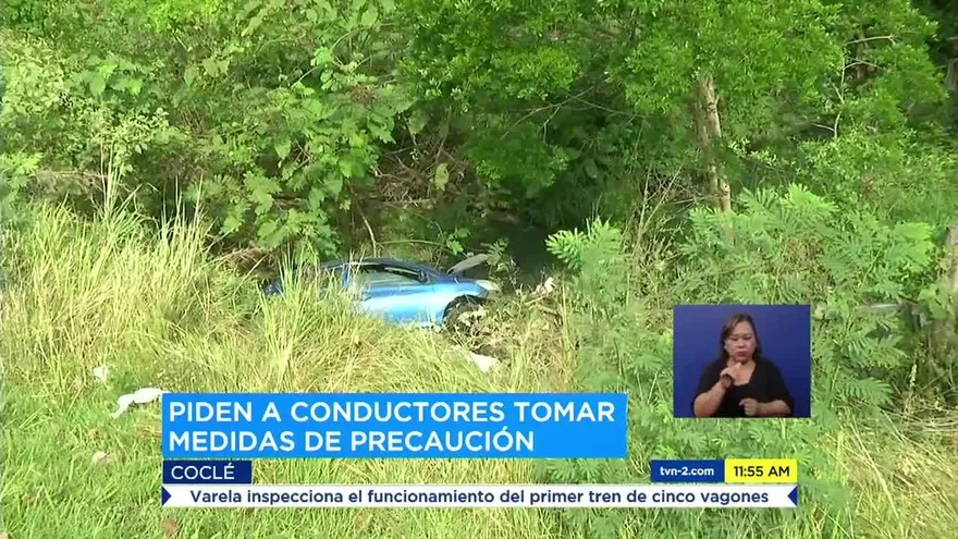 Accidentes de tránsito en Coclé dejan al menos cinco heridos