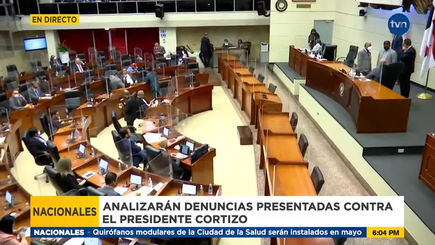 Asamblea Nacional analizará denuncias presentadas contra Cortizo y Carrizo