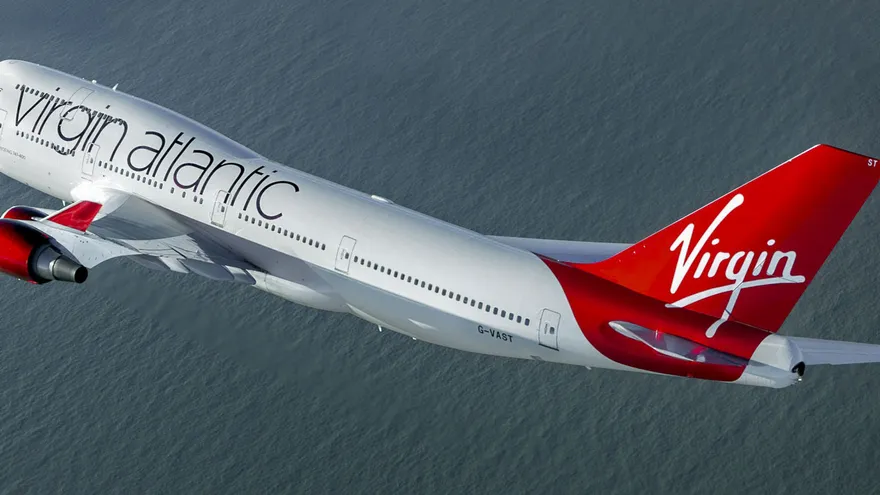 Avión de Virgin Atlantic