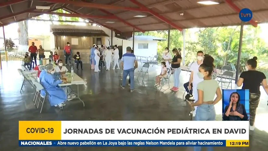 Jornada de vacunación pediátrica continúa en Chiriquí