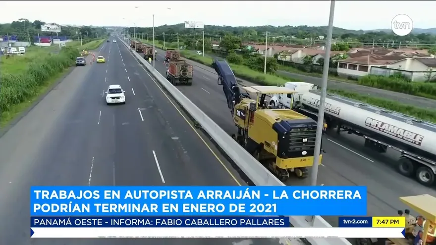 Reparación en Autopista Arraiján – La Chorrera estará lista en enero de 2021