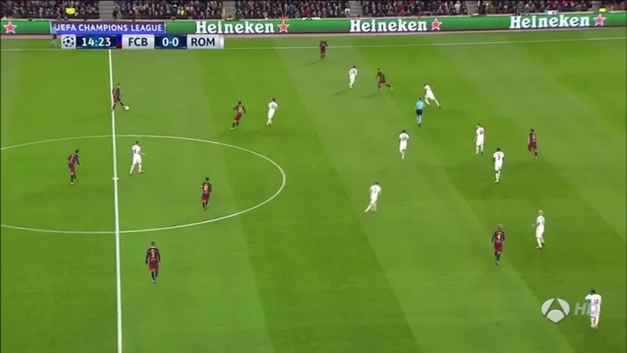 Barcelona superó 6-1 a Roma con goles de Suárez, Messi, Piqué y Adriano