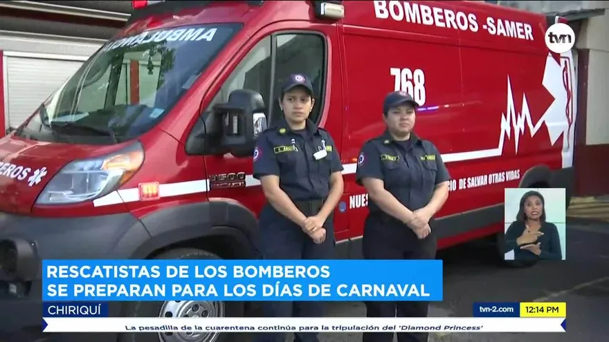 Bomberos en Chiriquí estarán desplegados en la vía Panamericana desde Boquerón
