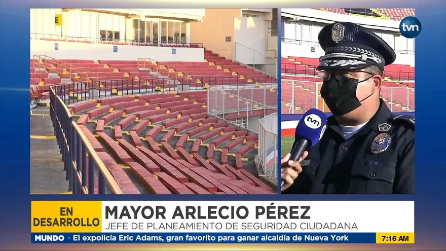 Policía prepara dispositivo de seguridad para presentaciones en el Rommel Fernández