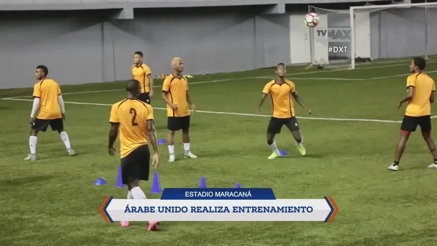 El Árabe Unido realizó su último entrenamiento para su partido ante Monterrey