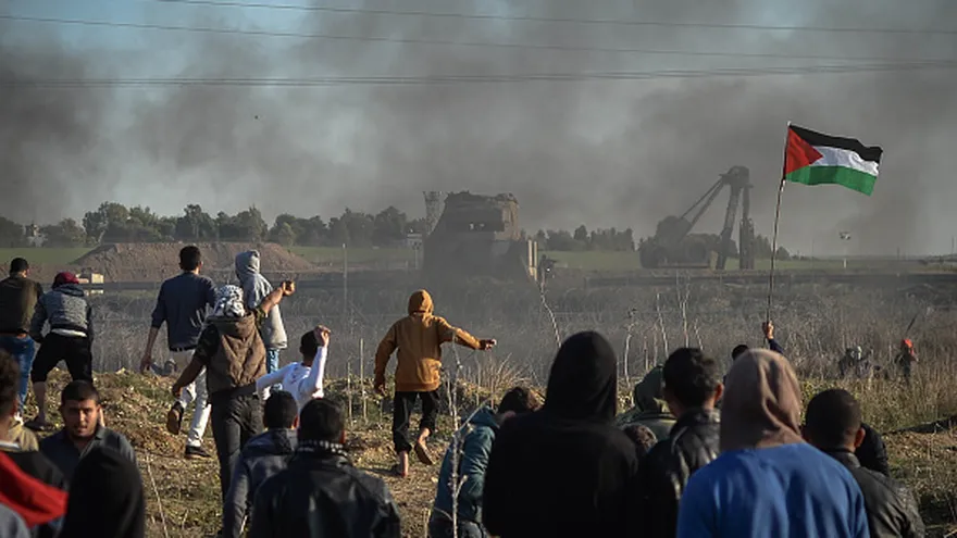 Zona de Gaza en conflicto constante.