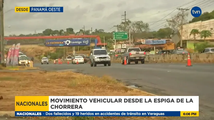Tráfico vehicular se mantuvo normal hacia la capital