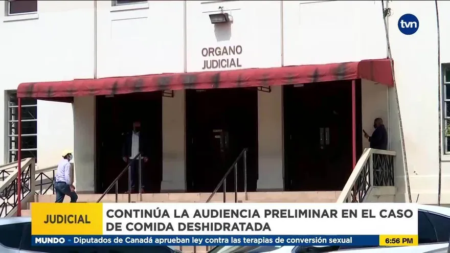 Continúa la audiencia preliminar en el caso de comida deshidratada