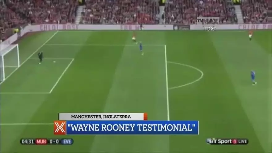El Manchester United se enfrentó al Everton para el 'Wayne Rooney Testimonial'