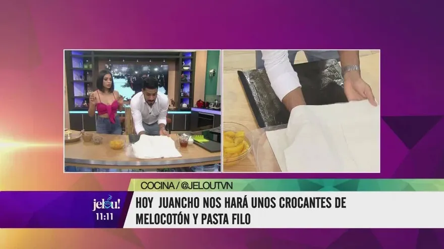 Prepara unos crocantes de melocotón al estilo Juancho