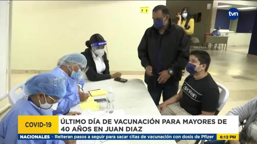 En completo orden finaliza jornada de vacunación en la arena Roberto Durán