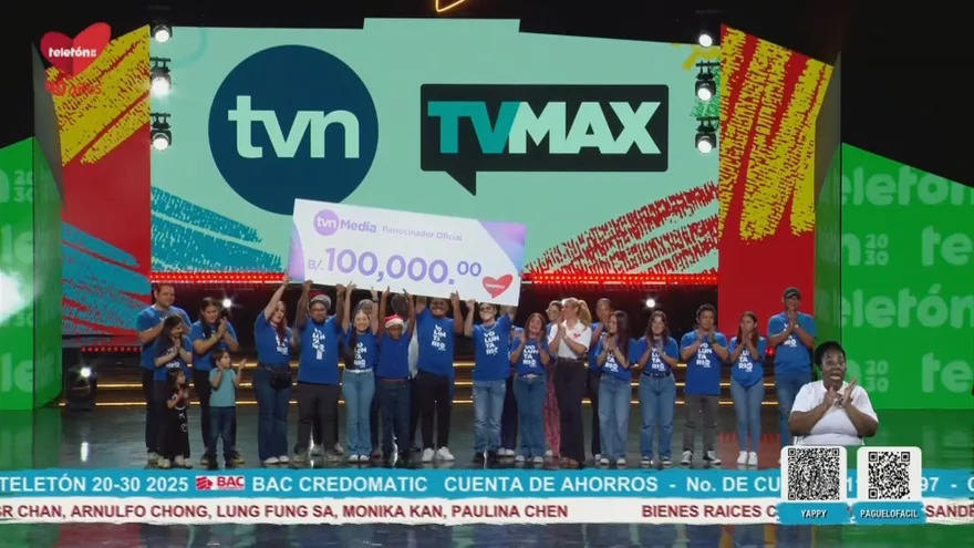 TVN Media dona 100 mil dólares a la Teletón 20-30, en la edición de 2025.