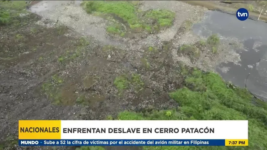 Deslave en una de las montañas de basura de Cerro Patacón podría repetirse