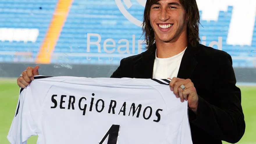 Ramos en su presentación.