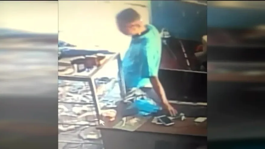 Captan robo en joyería