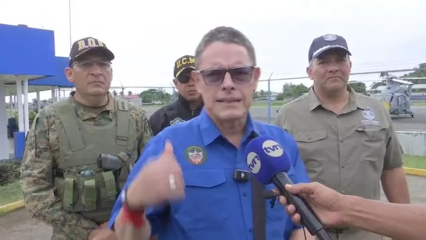 Ministro de Seguridad, Frank Ábrego se encuentra en el distrito de Changuinola.