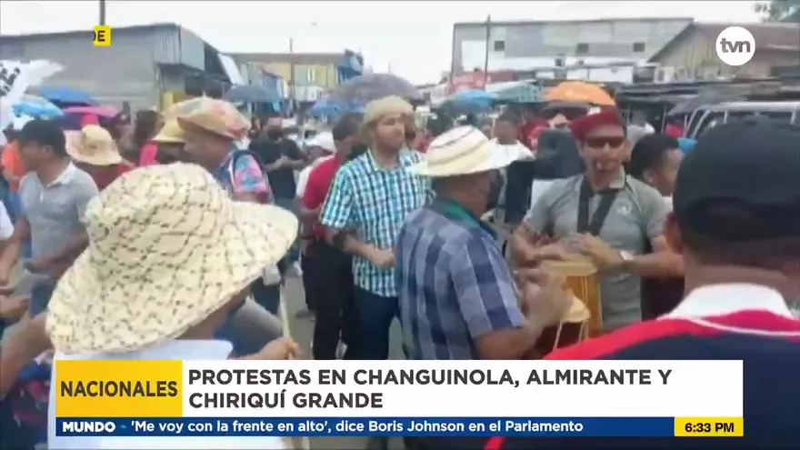 Protestas en Bocas del Toro