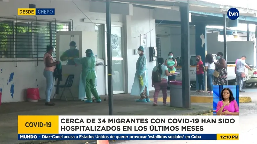 Migrantes enfermos son llevados al hospital de Chepo