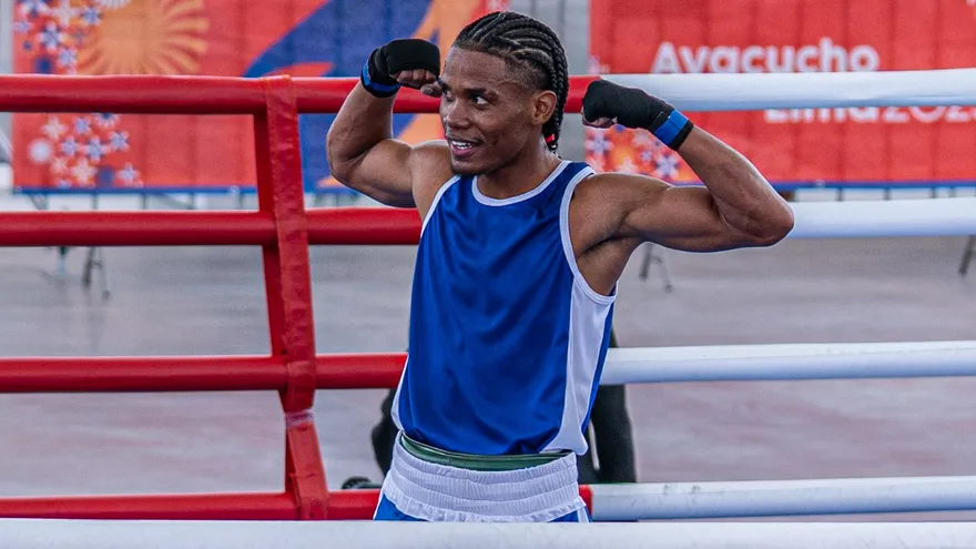 Cristofer Filos boxeadro panameño en los Juegos Bolivarianos de Ayacucho 2025