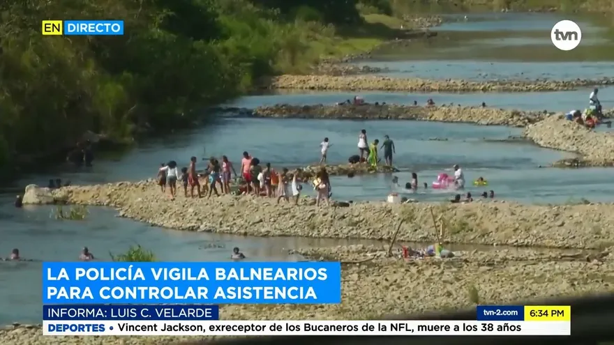 Controlan asistencia a balnearios en Panamá Este