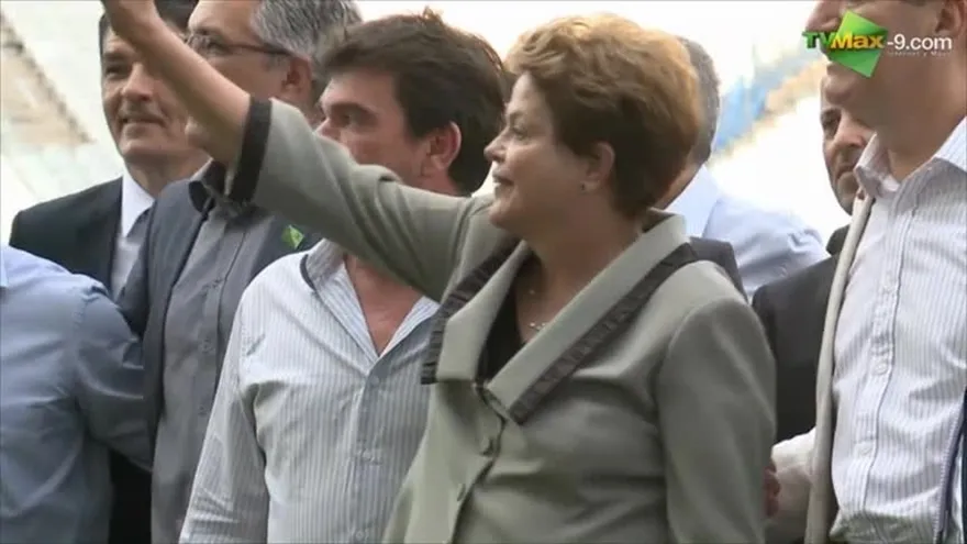Rousseff visita estadio de Sao Paulo