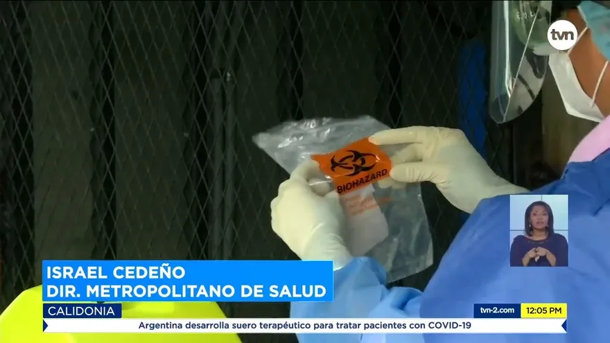 Minsa realiza hisopados en residencias de Calidonia