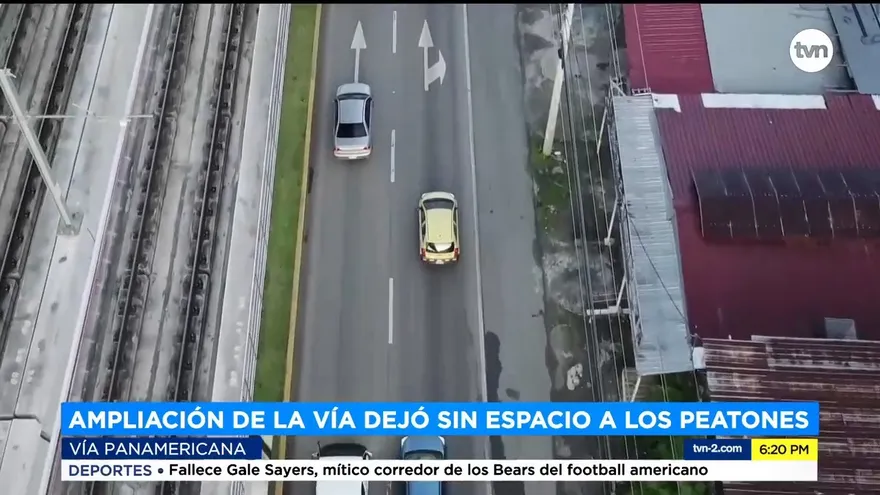 Tránsito peatonal peligroso