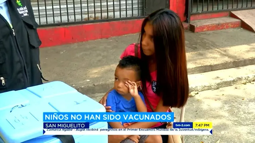 Padres de familia de San Miguelito no dejan vacunar a sus hijos