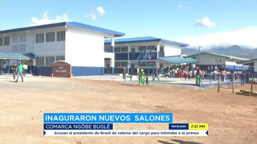 Inauguran escuela de Peña Prieta