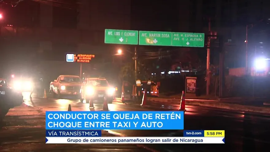 Reportan varios accidentes la noche del jueves
