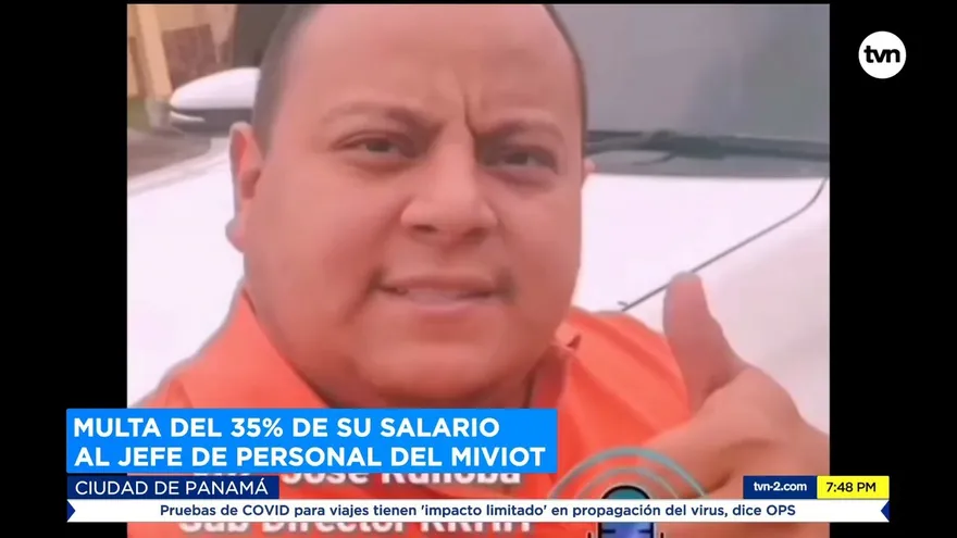 Califican como insuficiente multa del 35% del salario al jefe de personal del Miviot