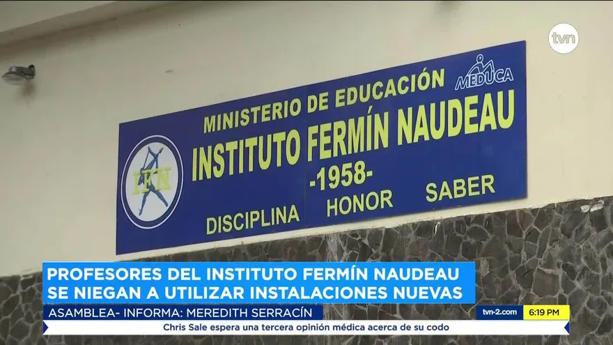 Docentes del Fermín Naudeau se niegan a volver a nuevas instalaciones de la escuela